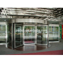 CE Approval Four-wing Automatic Revolving sliding glass door (with showcase)